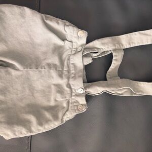 Gray Corduroy Overalls